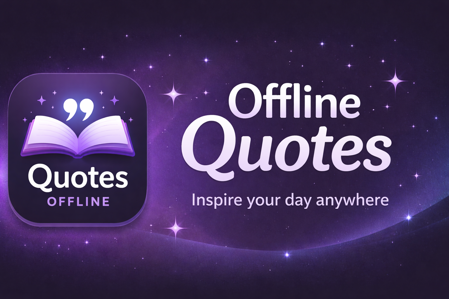 Offline Quotes promotional graphic